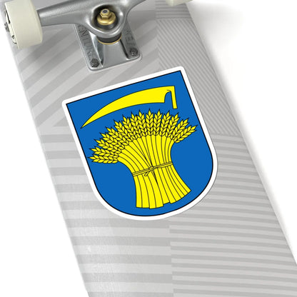 Hüntwangen-blazon (Switzerland) (Coat of Arms) STICKER Vinyl Kiss-Cut Decal - The Sticker Space