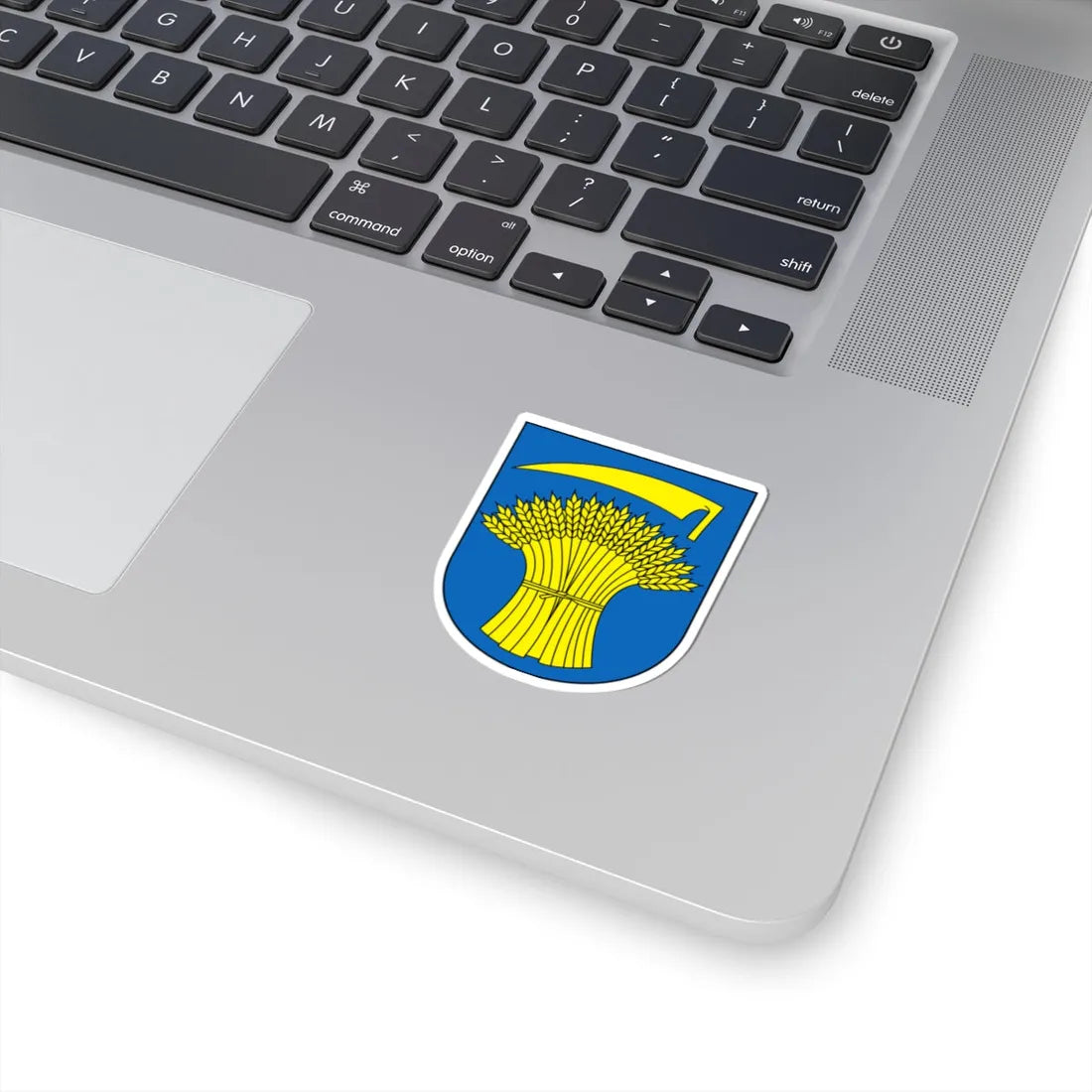 Hüntwangen-blazon (Switzerland) (Coat of Arms) STICKER Vinyl Kiss-Cut Decal - The Sticker Space