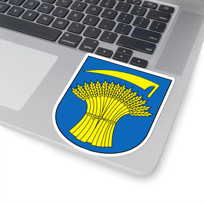 Hüntwangen-blazon (Switzerland) (Coat of Arms) STICKER Vinyl Kiss-Cut Decal - The Sticker Space
