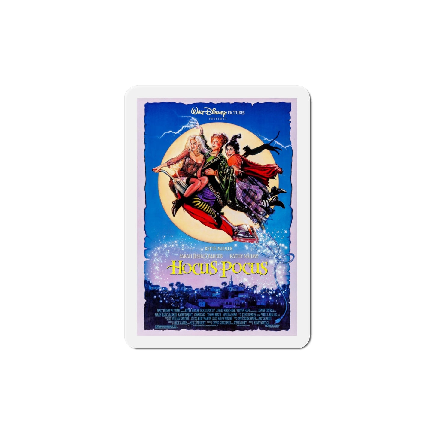 Hocus Pocus 1993 Movie Poster Die-Cut Magnet-5" x 5"-The Sticker Space