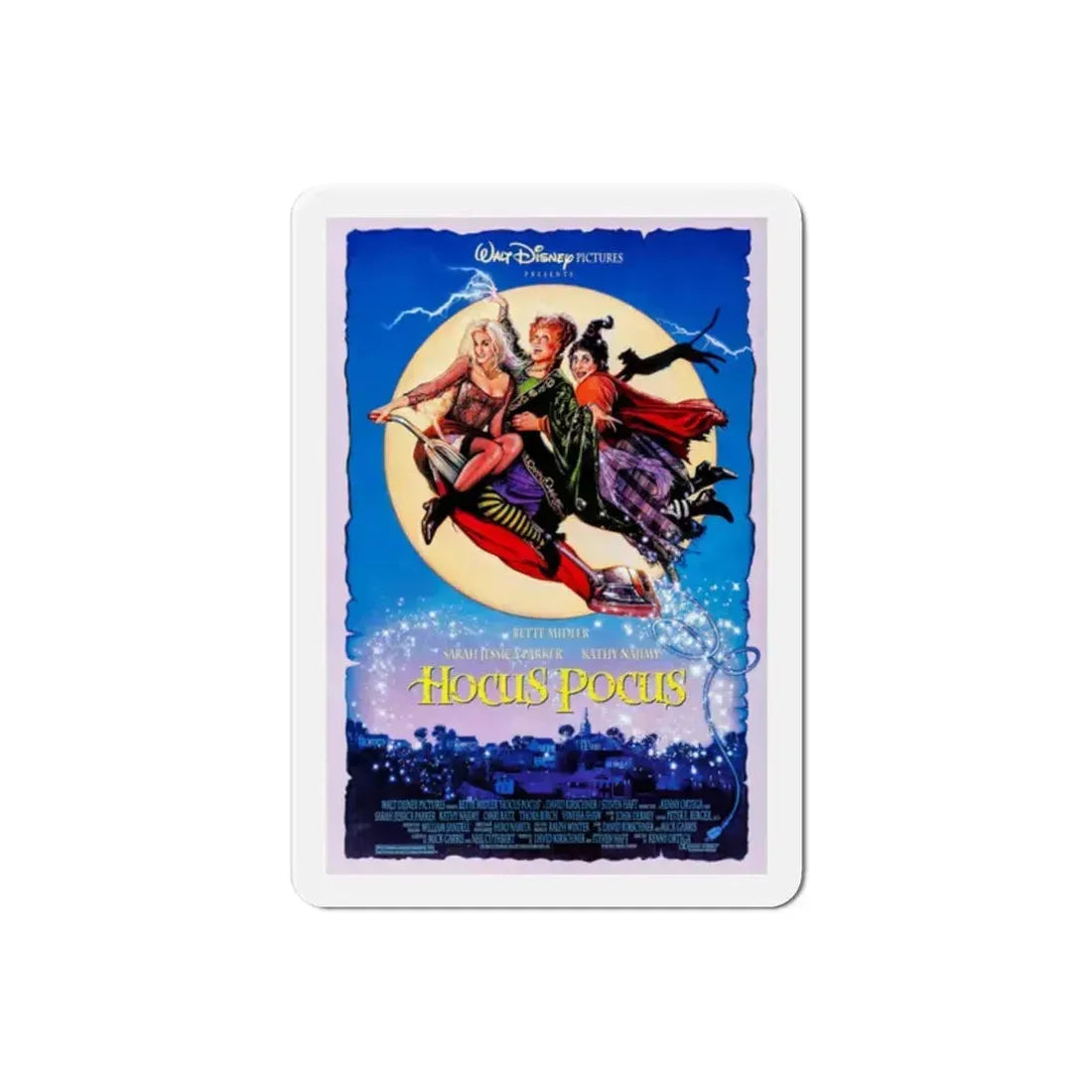 Hocus Pocus 1993 Movie Poster Refrigerator Magnet 2 Inch - The Sticker Space