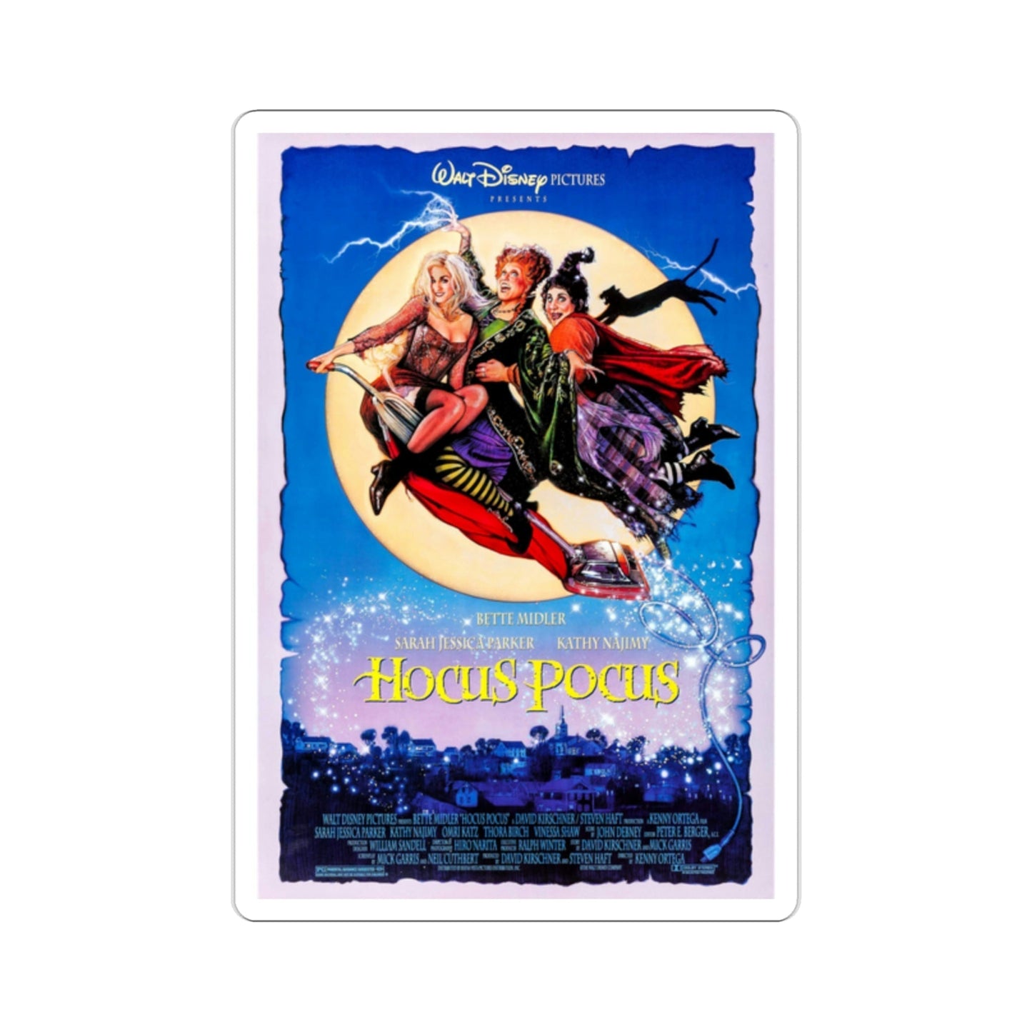 Hocus Pocus 1993 Movie Poster STICKER Vinyl Die-Cut Decal-2 Inch-The Sticker Space