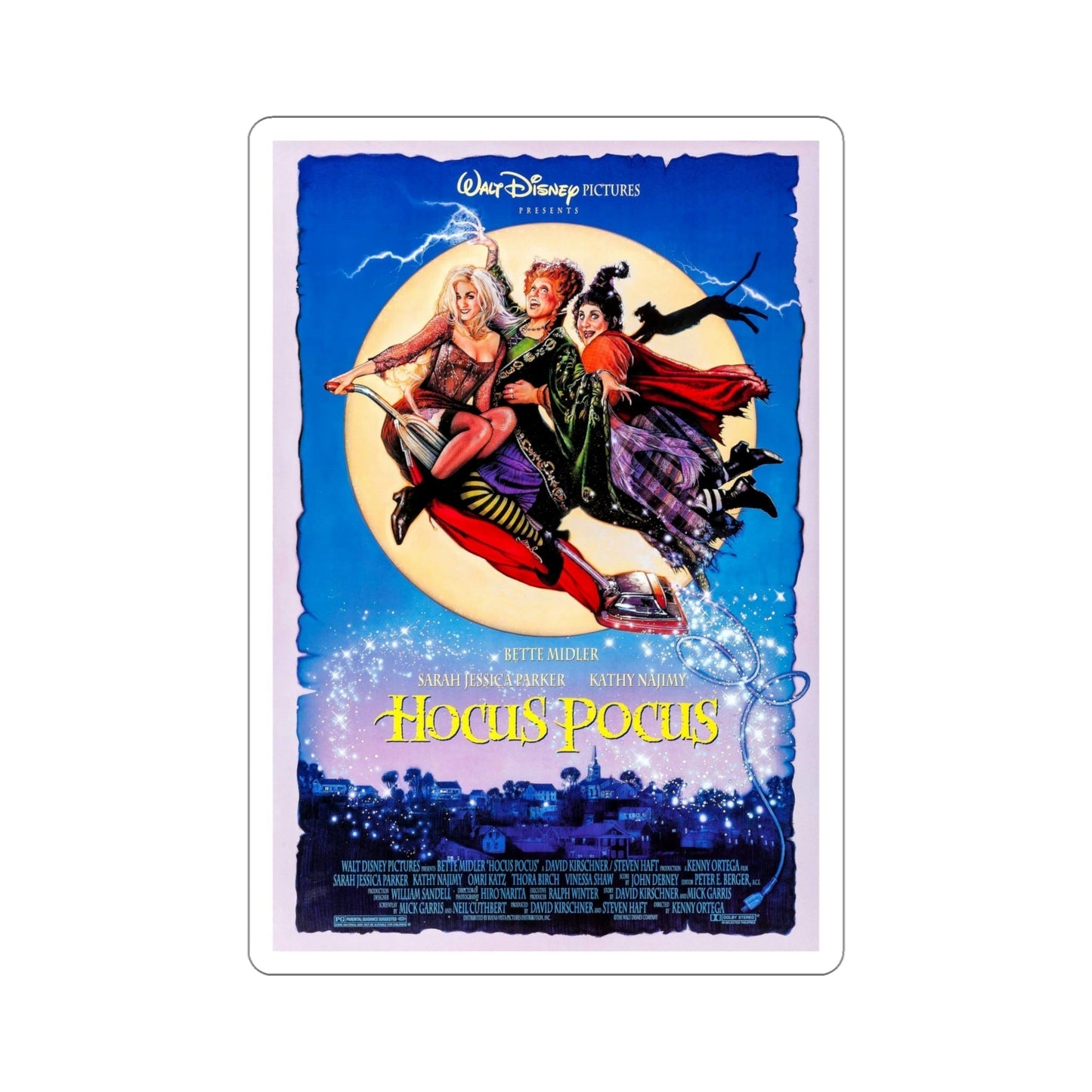 Hocus Pocus 1993 Movie Poster STICKER Vinyl Die-Cut Decal-5 Inch-The Sticker Space