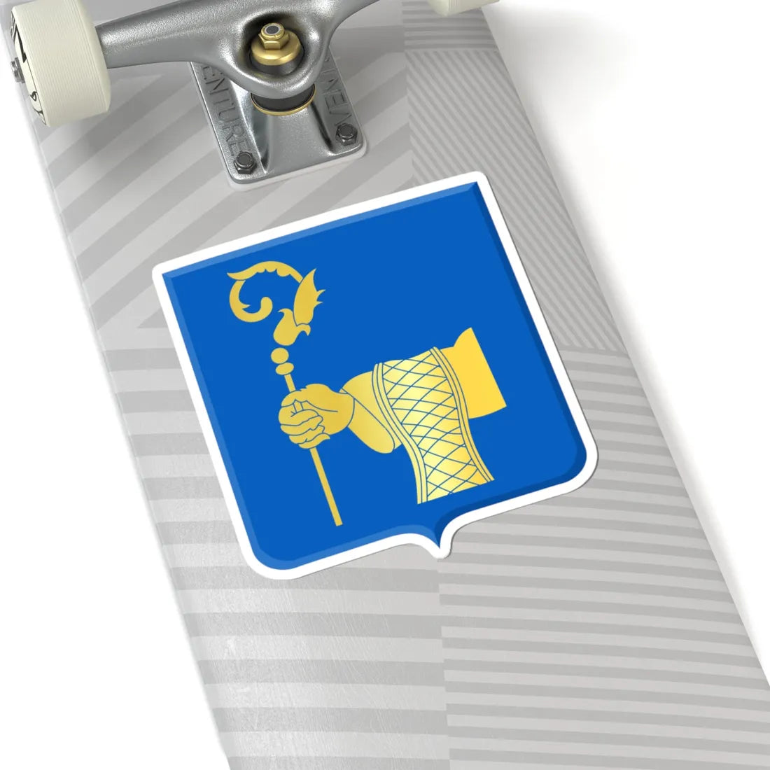 Hoegaarden wapen (Belgium) (Coat of Arms) STICKER Vinyl Kiss-Cut Decal - The Sticker Space