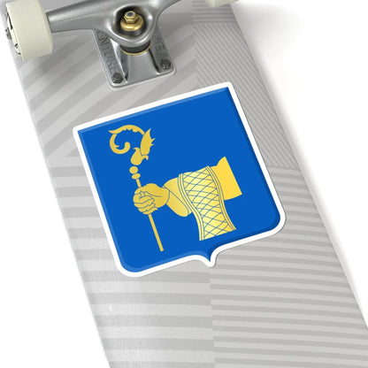 Hoegaarden wapen (Belgium) (Coat of Arms) STICKER Vinyl Kiss-Cut Decal - The Sticker Space