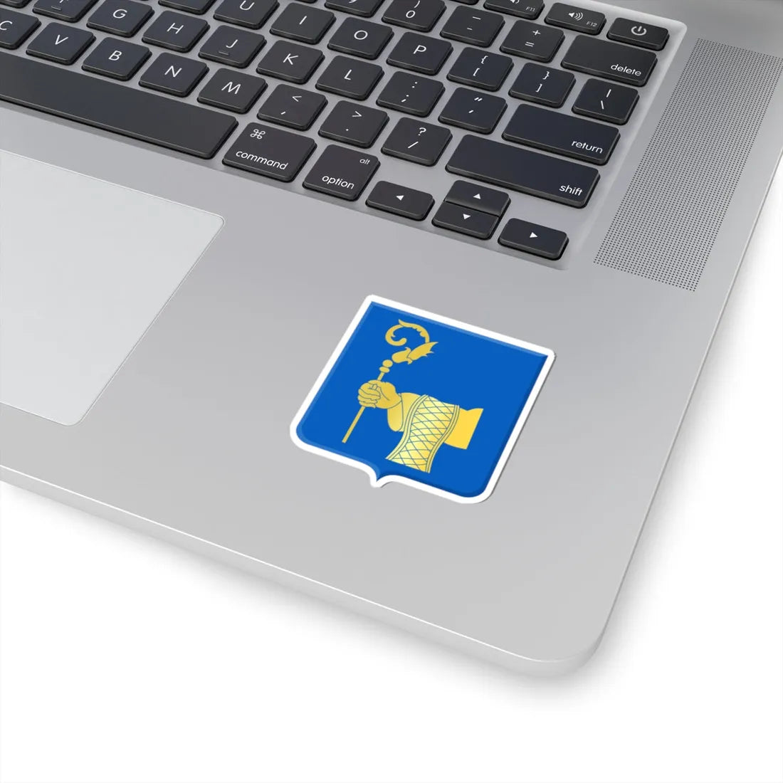 Hoegaarden wapen (Belgium) (Coat of Arms) STICKER Vinyl Kiss-Cut Decal - The Sticker Space