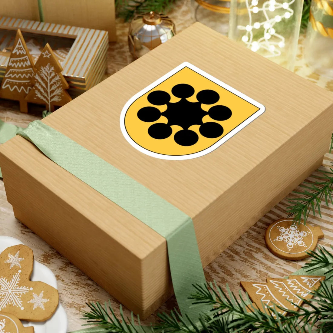 Hofors vapen (Sweden) (Coat of Arms) STICKER Vinyl Kiss-Cut Decal - The Sticker Space