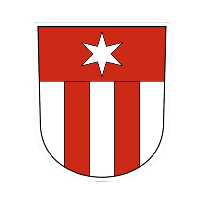 HofstettenFlüh-blazon (Switzerland) (Coat of Arms) STICKER Vinyl Kiss-Cut Decal 2 Inch White - The Sticker Space