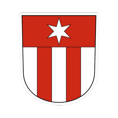 HofstettenFlüh-blazon (Switzerland) (Coat of Arms) STICKER Vinyl Kiss-Cut Decal 3 Inch White - The Sticker Space