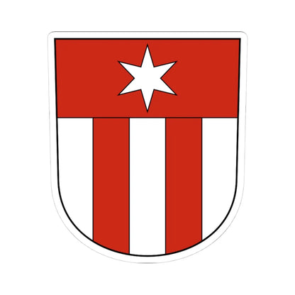HofstettenFlüh-blazon (Switzerland) (Coat of Arms) STICKER Vinyl Kiss-Cut Decal 4 Inch White - The Sticker Space