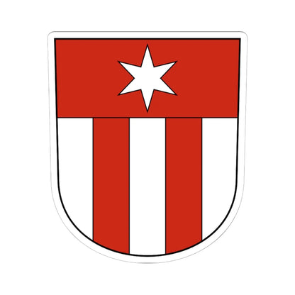 HofstettenFlüh-blazon (Switzerland) (Coat of Arms) STICKER Vinyl Kiss-Cut Decal 6 Inch White - The Sticker Space