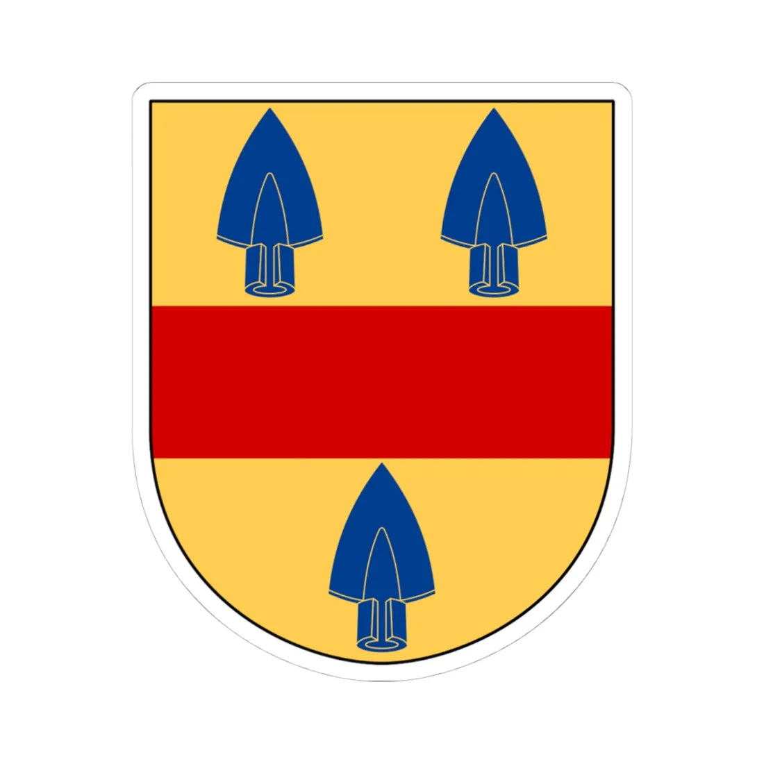 Hogstad församling vapen (Sweden) (Coat of Arms) STICKER Vinyl Kiss-Cut Decal - The Sticker Space