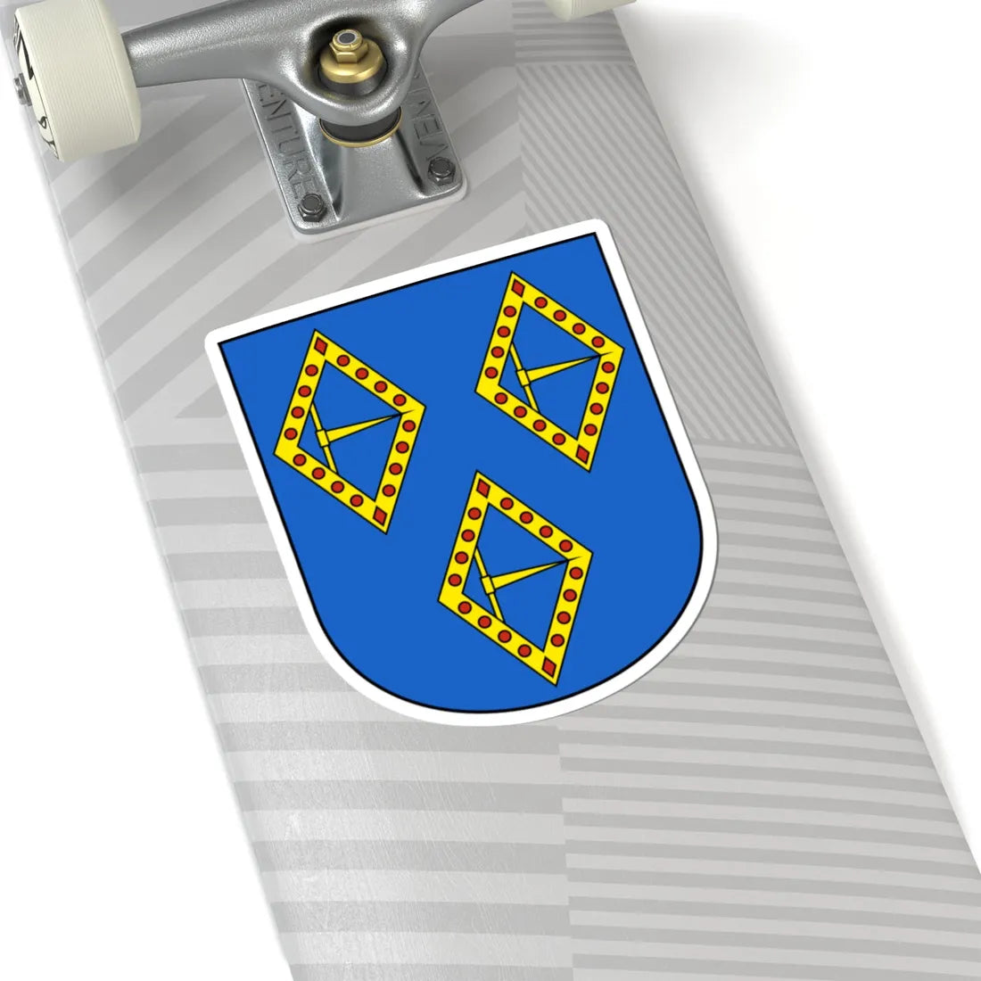 Hohentannen-blazon (Switzerland) (Coat of Arms) STICKER Vinyl Kiss-Cut Decal - The Sticker Space