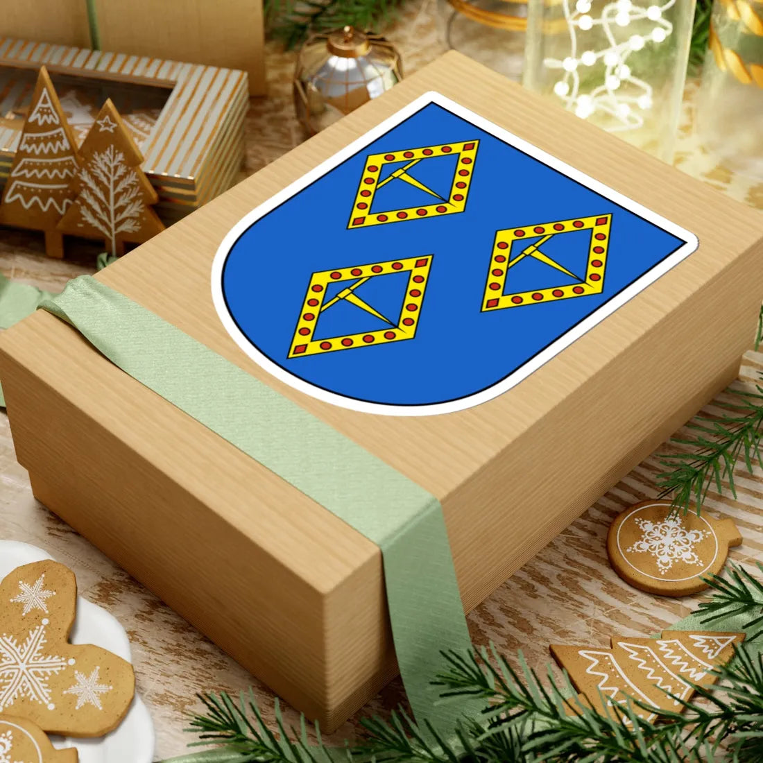 Hohentannen-blazon (Switzerland) (Coat of Arms) STICKER Vinyl Kiss-Cut Decal - The Sticker Space