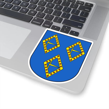 Hohentannen-blazon (Switzerland) (Coat of Arms) STICKER Vinyl Kiss-Cut Decal - The Sticker Space