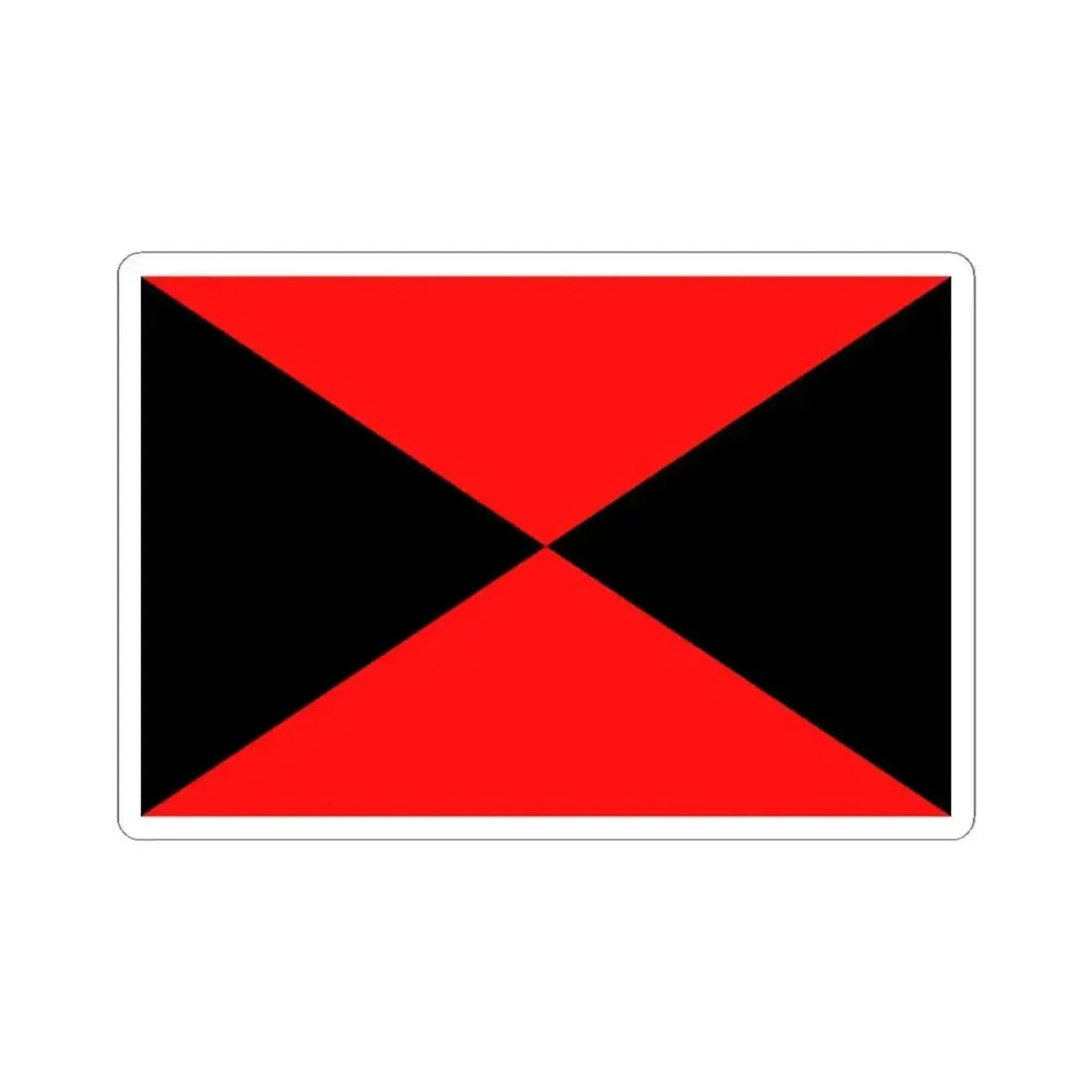 Hoifung County Peasant Association Flag (China) STICKER Vinyl Kiss-Cut Decal 4 Inch White - The Sticker Space