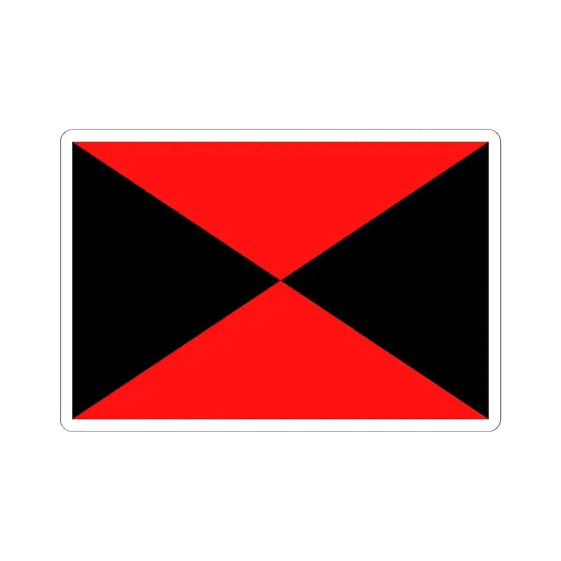 Hoifung County Peasant Association Flag (China) STICKER Vinyl Kiss-Cut Decal 6 Inch White - The Sticker Space