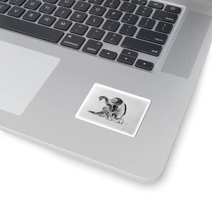 Hokusai School - Monkey and Bee - 19th century - STICKER Vinyl Kiss-Cut Decal