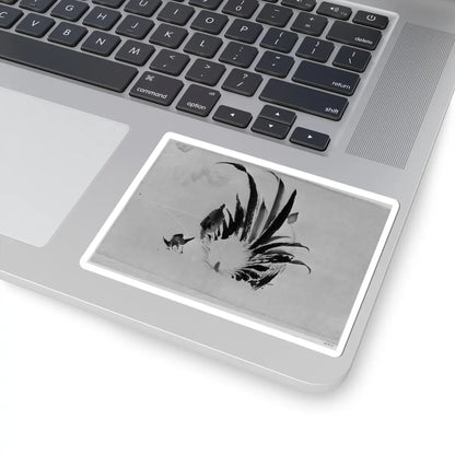 Hokusai School - Rooster and Chick - 19th century - STICKER Vinyl Kiss-Cut Decal