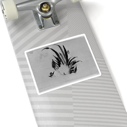 Hokusai School - Rooster and Chick - 19th century - STICKER Vinyl Kiss-Cut Decal