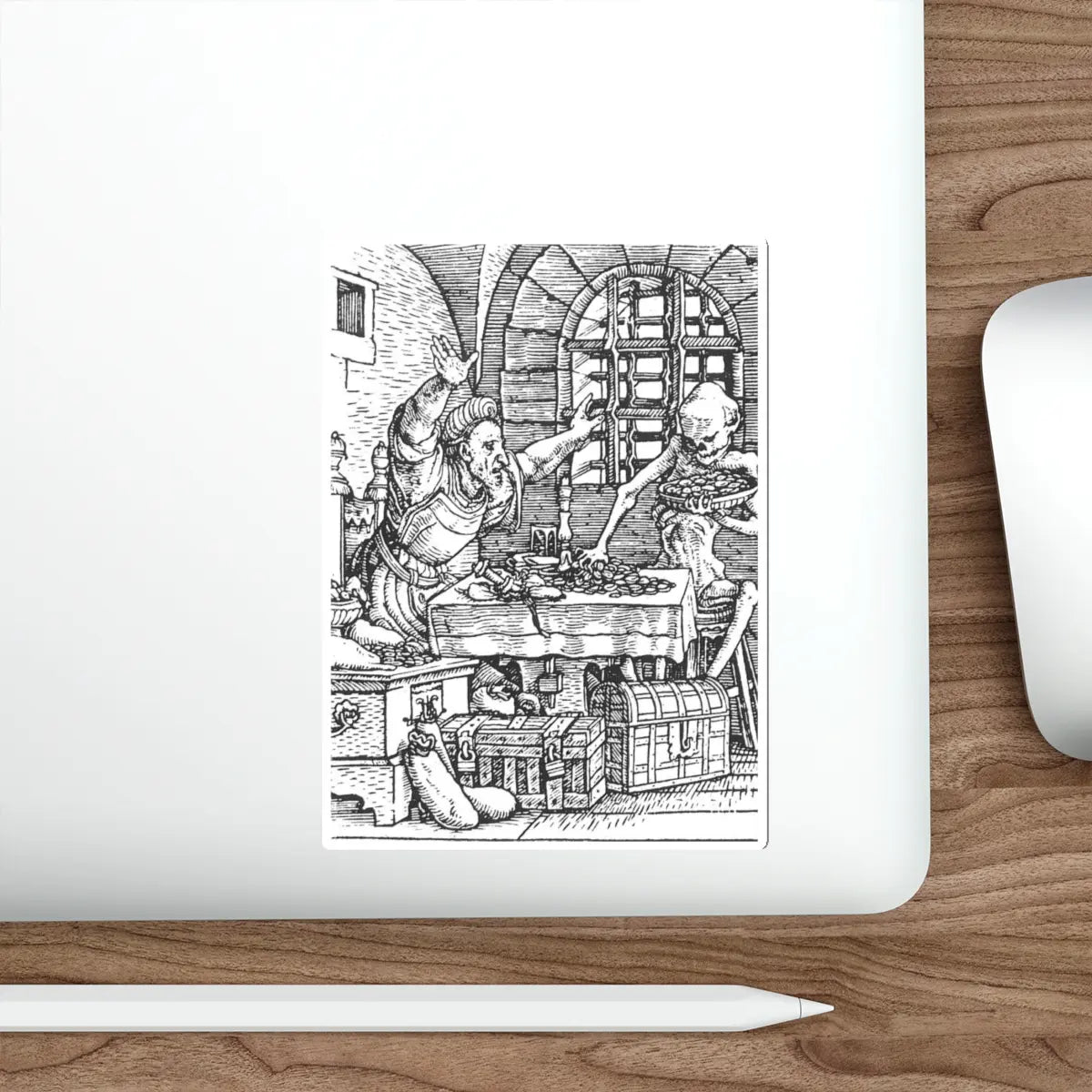 SKU:65576122952070447385 Sticker types:White Shape:Die-Cut Sizes:5" × 5"