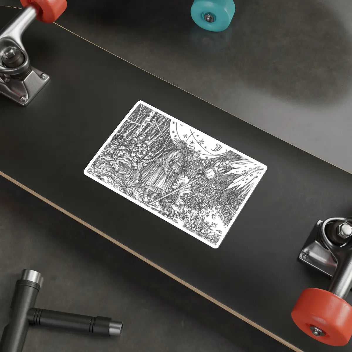 SKU:27410945613986070874 Sticker types:White Shape:Die-Cut Sizes:6" × 6"
