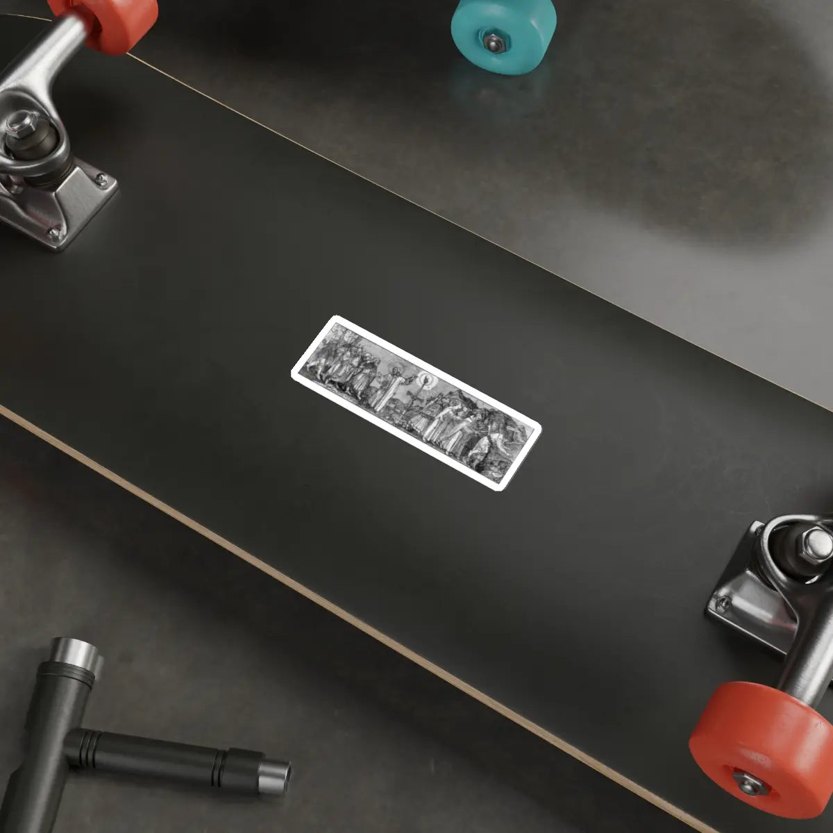 SKU:30835303709883712443 Sticker types:White Shape:Die-Cut Sizes:4" × 4"