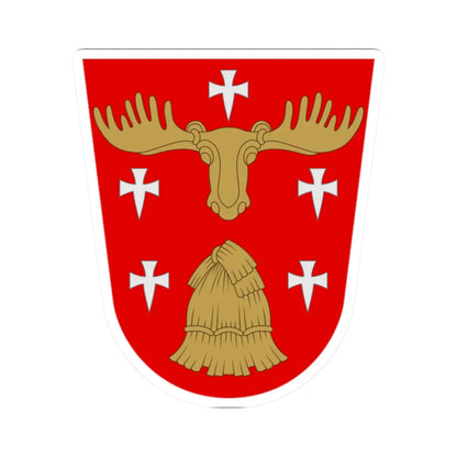 Hollola.vaakuna (Finland) (Coat of Arms) STICKER Vinyl Kiss-Cut Decal 2 Inch White - The Sticker Space