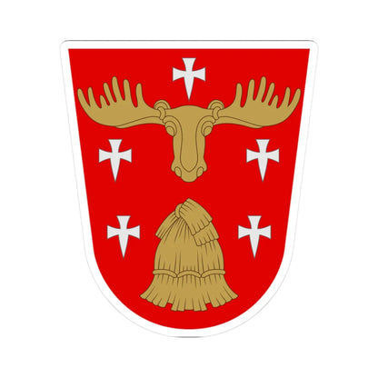 Hollola.vaakuna (Finland) (Coat of Arms) STICKER Vinyl Kiss-Cut Decal 3 Inch White - The Sticker Space