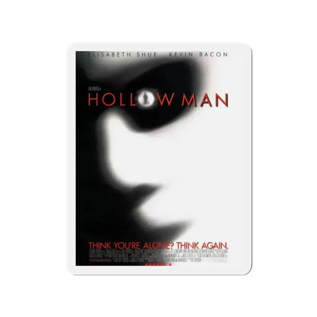 HOLLOW MAN 2000 Movie Poster - Refrigerator Magnet 2 Inch - The Sticker Space