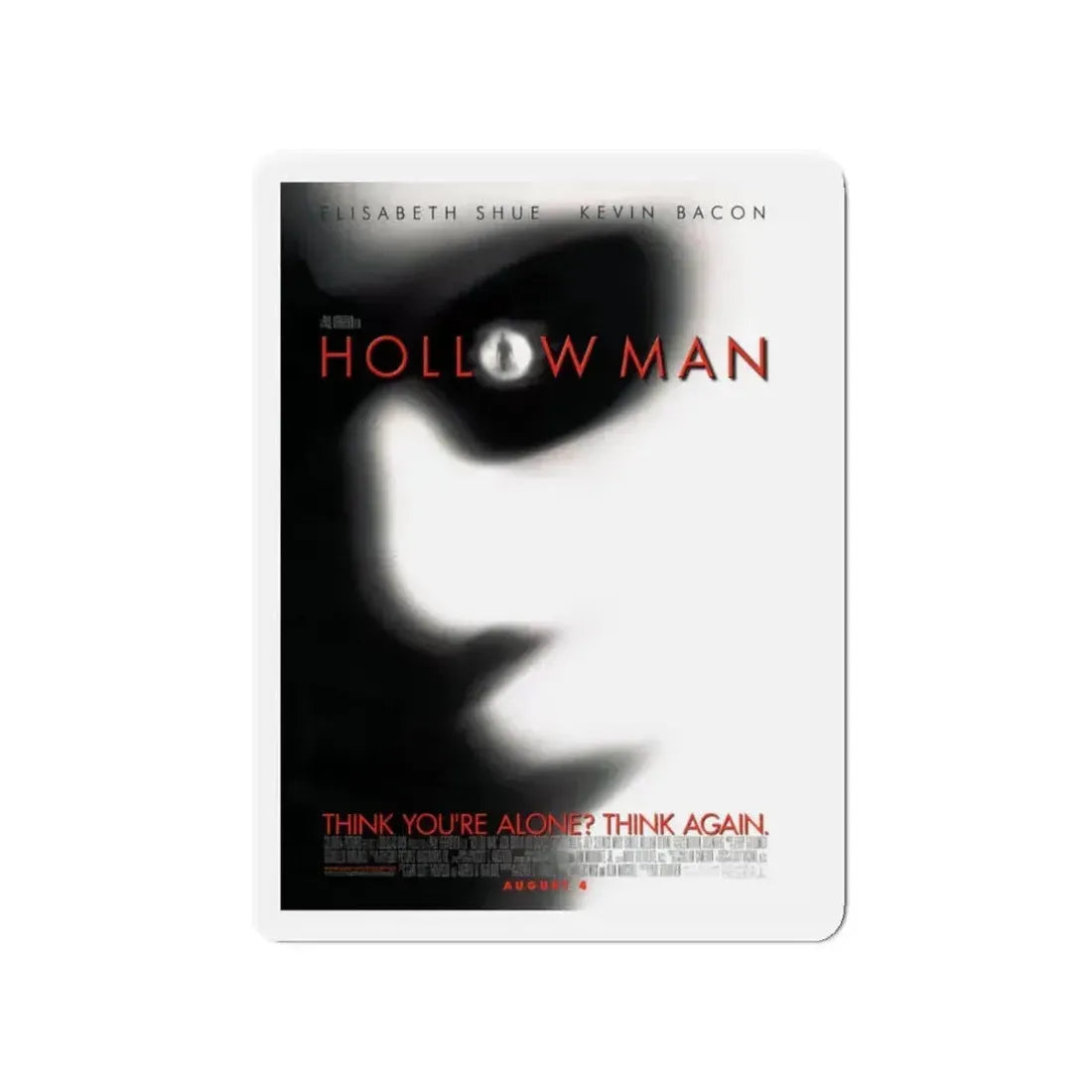 HOLLOW MAN 2000 Movie Poster - Refrigerator Magnet 4 Inch - The Sticker Space