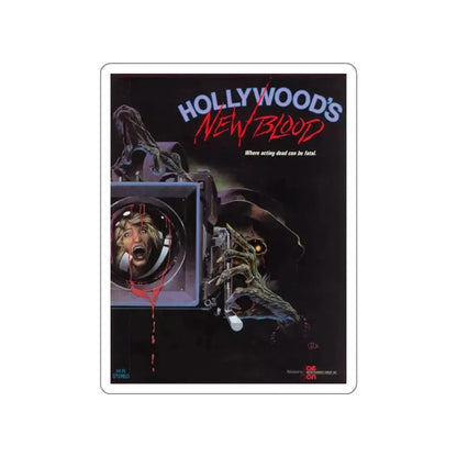 HOLLYWOOD'S NEW BLOOD 1988 Movie Poster STICKER Vinyl Die-Cut Decal 3 Inch - The Sticker Space
