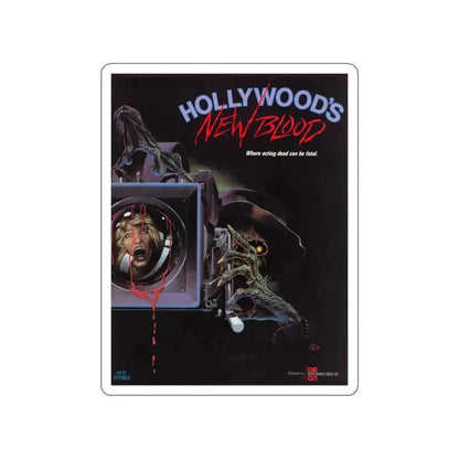 HOLLYWOOD'S NEW BLOOD 1988 Movie Poster STICKER Vinyl Die-Cut Decal 6 Inch - The Sticker Space