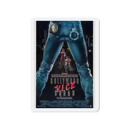 HOLLYWOOD VICE SQUAD 1986 Movie Poster - Refrigerator Magnet 2 Inch - The Sticker Space