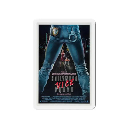 HOLLYWOOD VICE SQUAD 1986 Movie Poster - Refrigerator Magnet 6 Inch - The Sticker Space