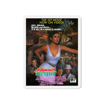 HOLLYWOOD VICE SQUAD (2) 1986 Movie Poster - Refrigerator Magnet 6 Inch - The Sticker Space