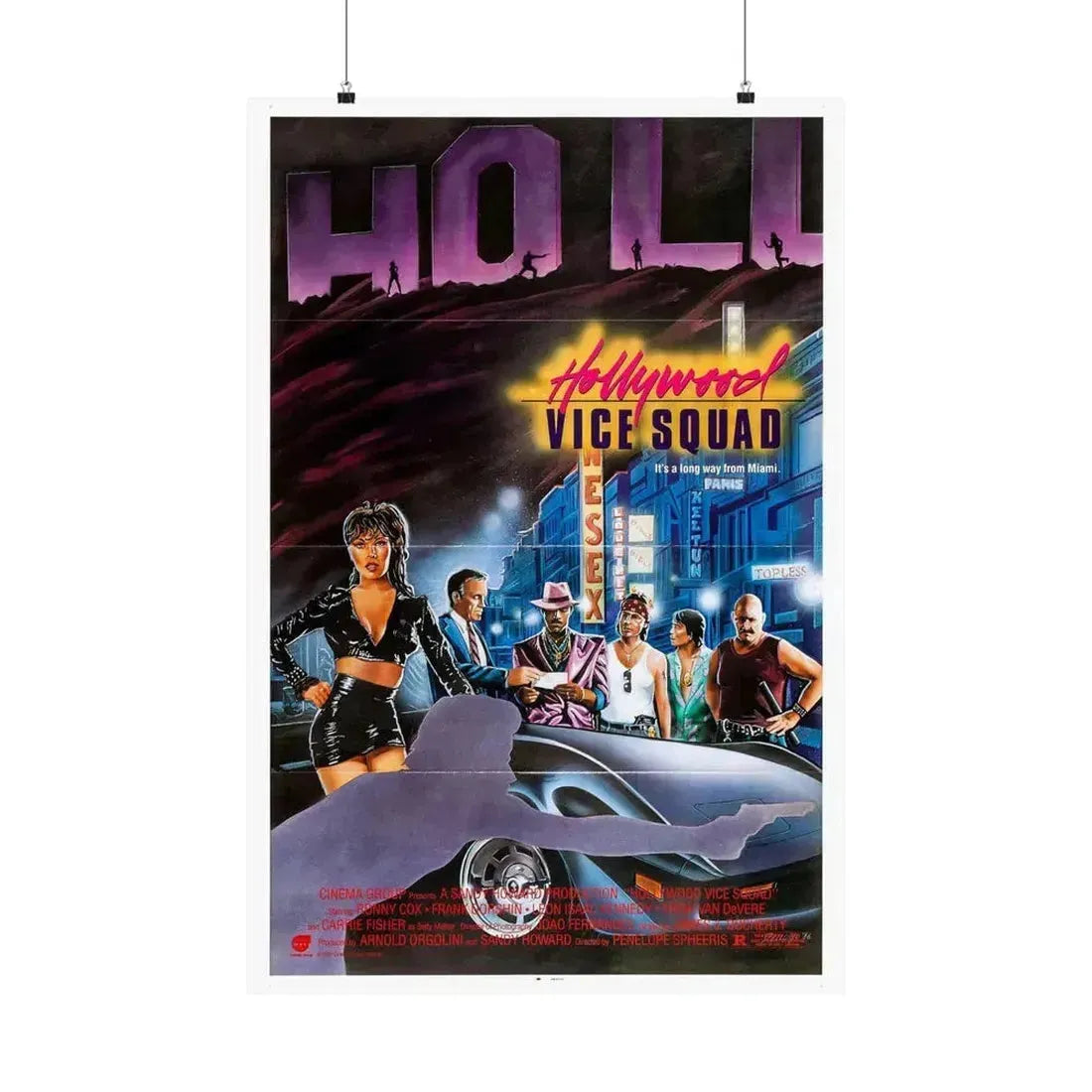 HOLLYWOOD VICE SQUAD (3) 1986 - Paper Movie Poster 24″ x 36″ Matte - The Sticker Space