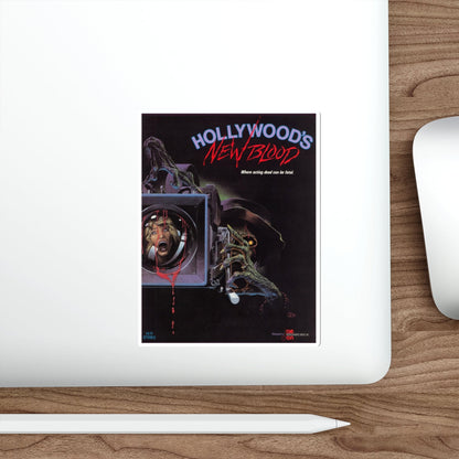 HOLLYWOOD'S NEW BLOOD 1988 Movie Poster STICKER Vinyl Die-Cut Decal-The Sticker Space