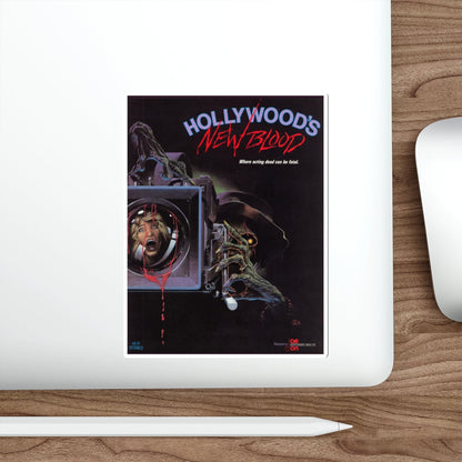 HOLLYWOOD'S NEW BLOOD 1988 Movie Poster STICKER Vinyl Die-Cut Decal-The Sticker Space