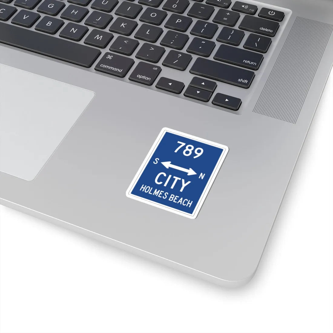 Holmes Beach City Route 789 (Florida) (Road Sign) STICKER Vinyl Kiss-Cut Decal - The Sticker Space