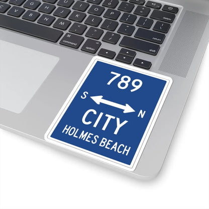 Holmes Beach City Route 789 (Florida) (Road Sign) STICKER Vinyl Kiss-Cut Decal - The Sticker Space