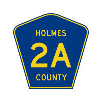 Holmes County 2A (Florida) (Road Sign) STICKER Vinyl Kiss-Cut Decal 2 Inch White - The Sticker Space
