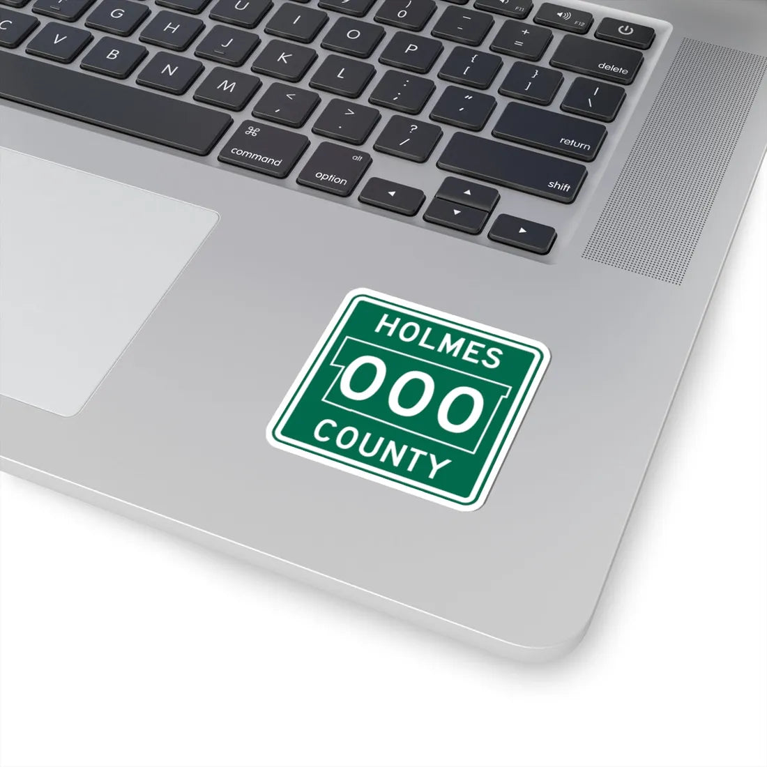 Holmes County OH template (Ohio) (Road Sign) STICKER Vinyl Kiss-Cut Decal - The Sticker Space