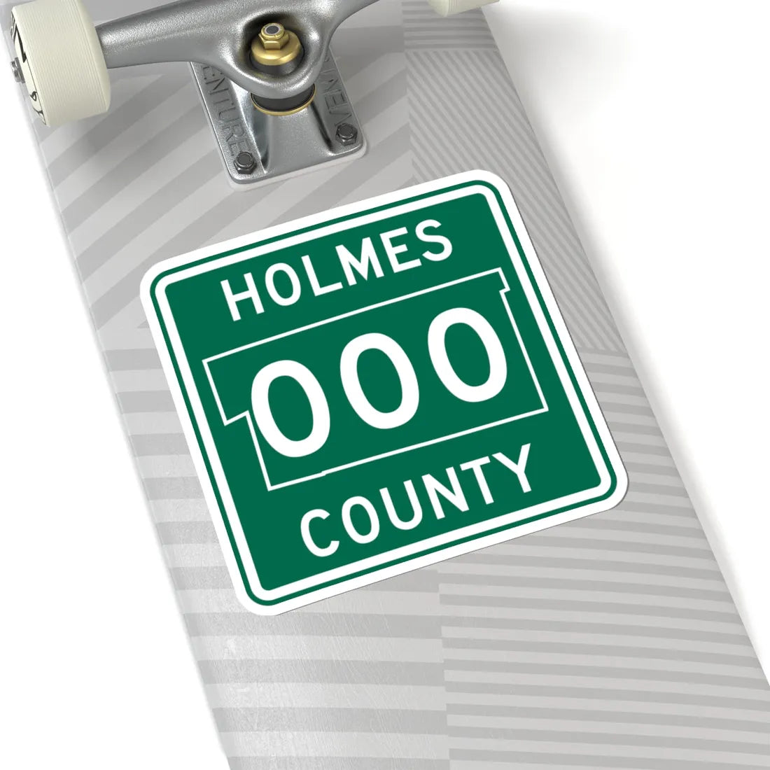 Holmes County OH template (Ohio) (Road Sign) STICKER Vinyl Kiss-Cut Decal - The Sticker Space