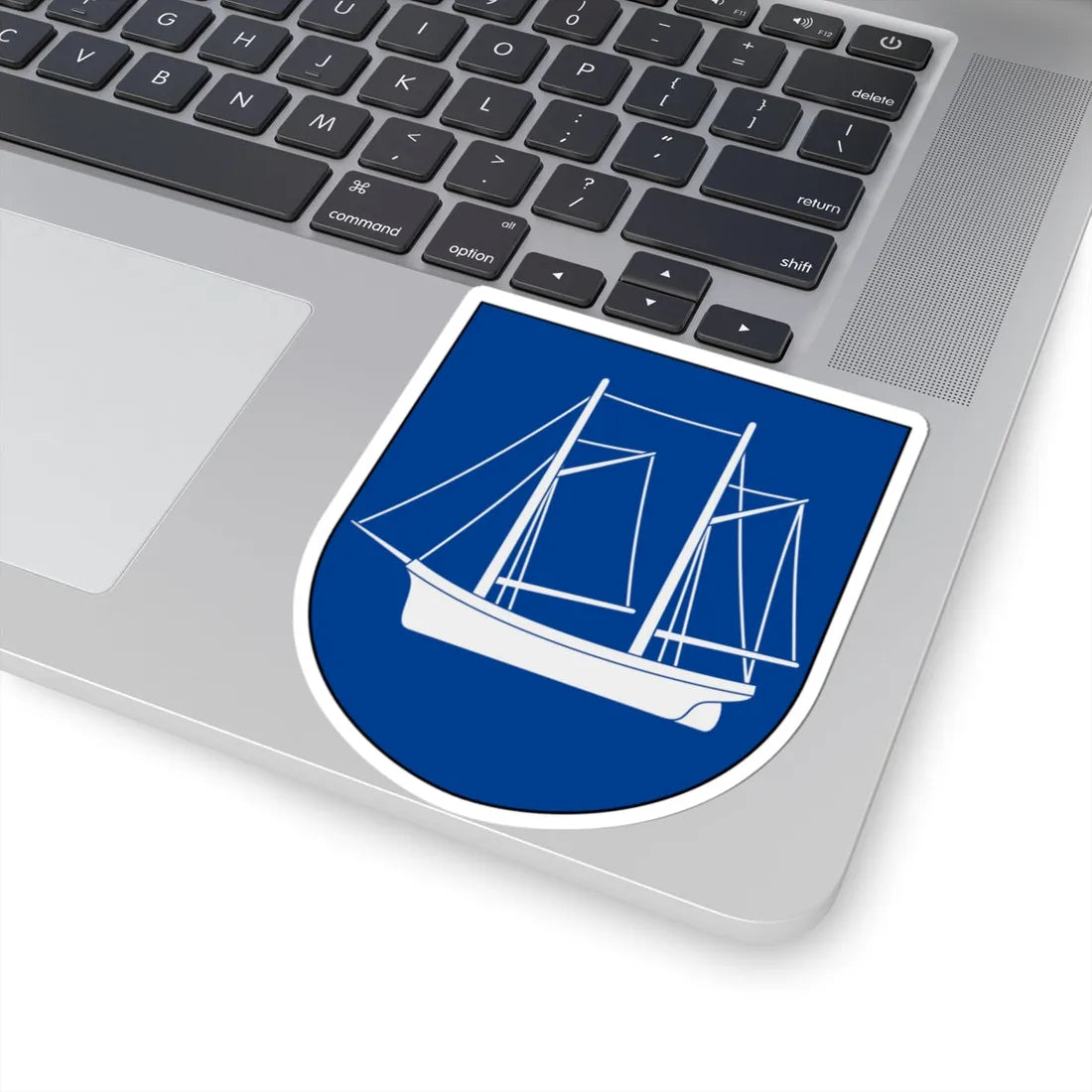 Holmsund-vapen (Sweden) (Coat of Arms) STICKER Vinyl Kiss-Cut Decal - The Sticker Space