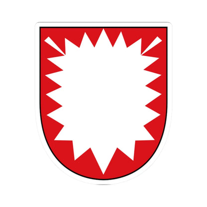 Holstein Arms (Denmark) (Coat of Arms) STICKER Vinyl Kiss-Cut Decal 2 Inch White - The Sticker Space