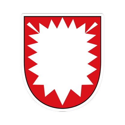 Holstein Arms (Denmark) (Coat of Arms) STICKER Vinyl Kiss-Cut Decal 3 Inch White - The Sticker Space