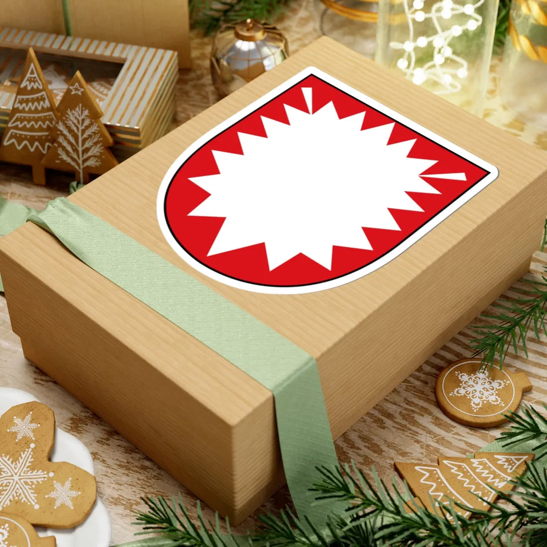 Holstein Arms (Denmark) (Coat of Arms) STICKER Vinyl Kiss-Cut Decal - The Sticker Space