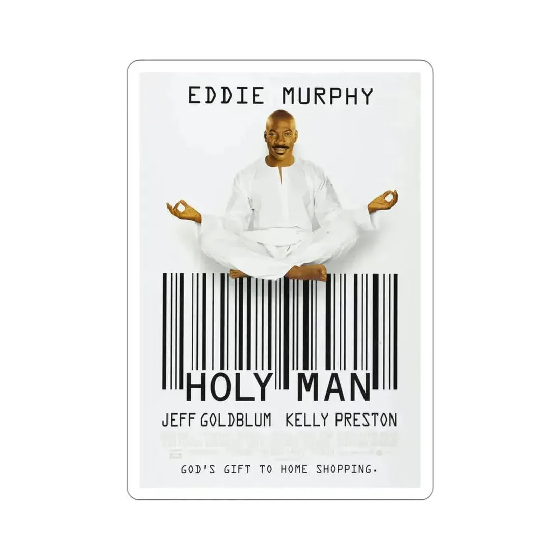 Holy Man 1998 Movie Poster STICKER Vinyl Die-Cut Decal 4 Inch - The Sticker Space