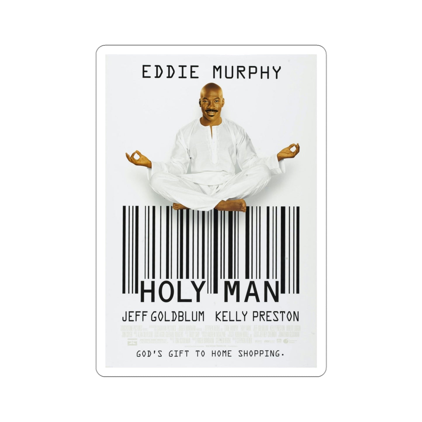 Holy Man 1998 Movie Poster STICKER Vinyl Die-Cut Decal-4 Inch-The Sticker Space